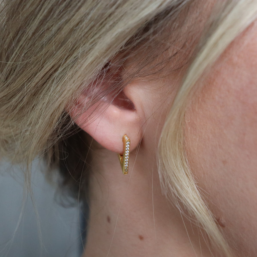 Christine Huggie Earrings