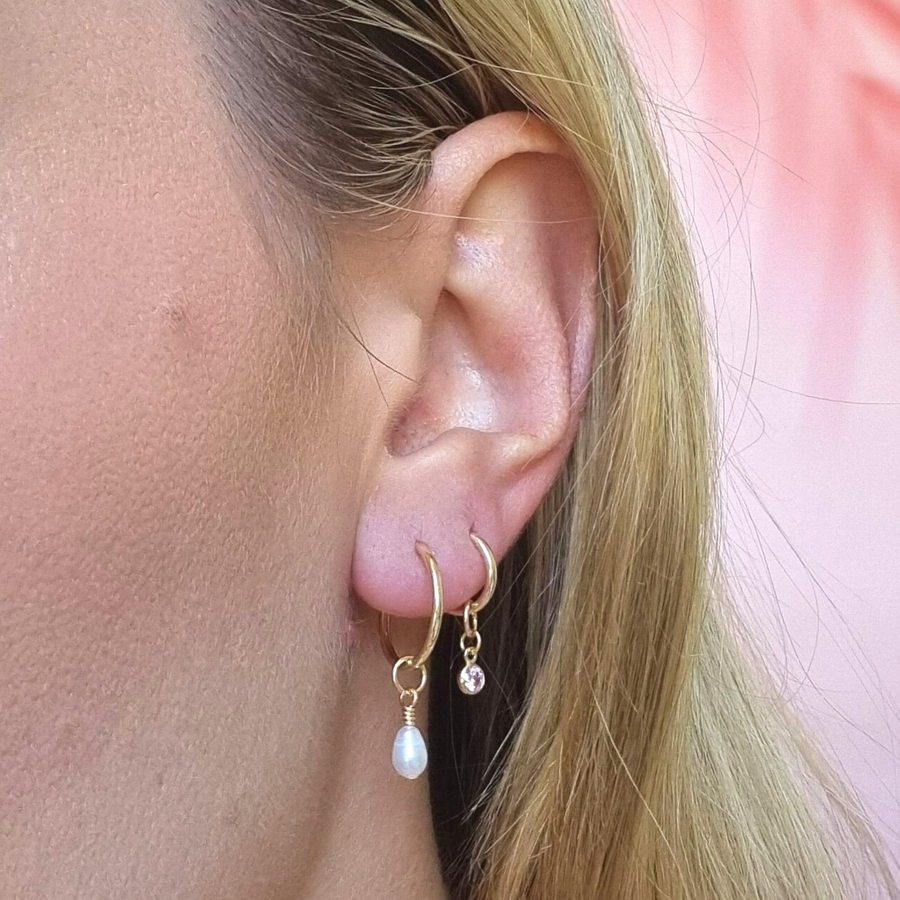 Infinity Hoop Earrings (2 sizes)