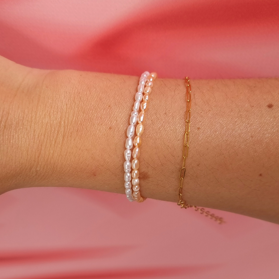 Pearly Whites Pearl Bracelet