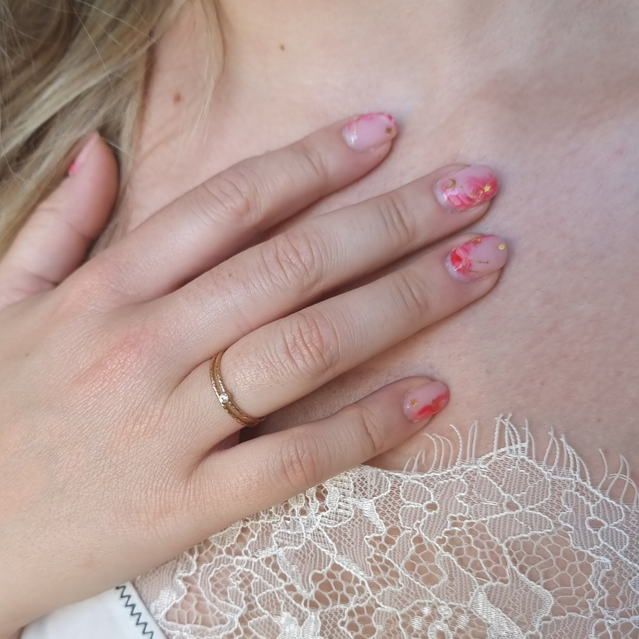 Textured Stacking Ring