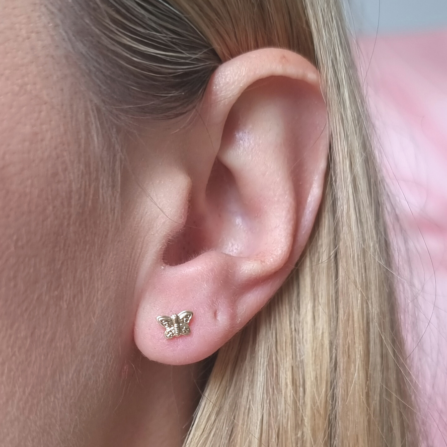 Butterfly Stud Earrings