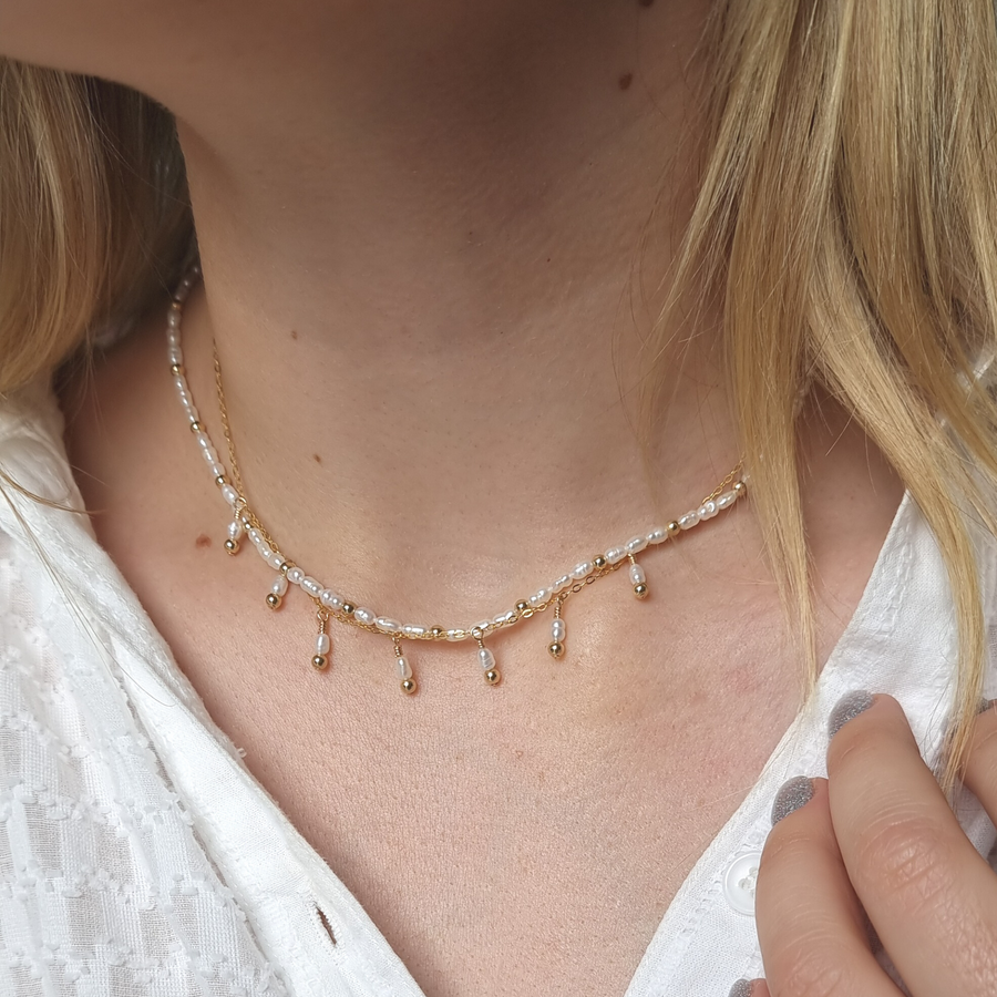 Golden Girl Pearl Necklace